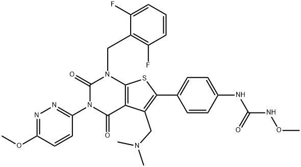 瑞卢戈利 结构式