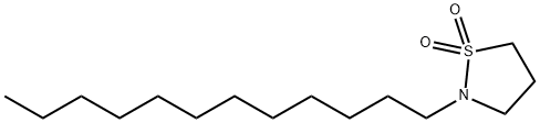 2-Dodecylisothiazolidine 1,1-dioxide 结构式