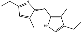 1H-Pyrrole,4-ethyl-2-[(5-ethyl-3-methyl-2H-pyrrol-2-ylidene)methyl]-3-methyl-(9CI) 结构式