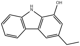 9H-Carbazol-1-ol,3-ethyl-(9CI) 结构式