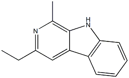 9H-Pyrido[3,4-b]indole,3-ethyl-1-methyl-(9CI) 结构式