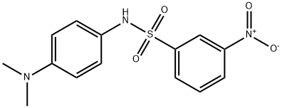 N-[4-(dimethylamino)phenyl]-3-nitrobenzenesulfonamide 结构式