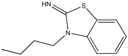 2(3H)-Benzothiazolimine,3-butyl-(9CI) 结构式