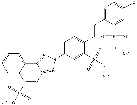 4CHLORO45SULFO2HNAPHTHO12DTRIAZIN2YL22S 结构式