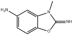 5-Benzoxazolamine,2,3-dihydro-2-imino-3-methyl-(9CI) 结构式