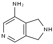 1H-Pyrrolo[3,4-c]pyridin-7-amine,2,3-dihydro-(9CI) 结构式