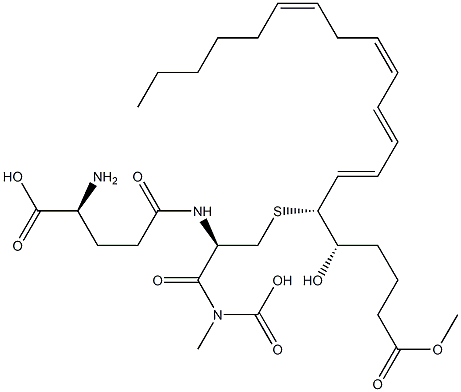 LEUKOTRIENE C4 METHYL ESTER 结构式