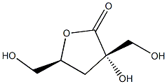 异糖精酸-1,4-内酯 结构式