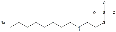 Thiosulfuric acid O-sodium S-[2-(octylamino)ethyl] ester salt 结构式