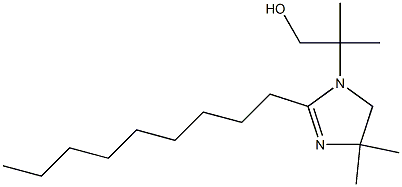 2-Nonyl-β,β,4,4-tetramethyl-2-imidazoline-1-ethanol 结构式