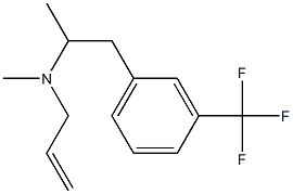 N-Allyl-3-(trifluoromethyl)-α,N-dimethylbenzeneethanamine 结构式