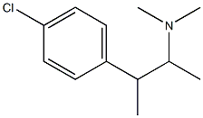 4-Chloro-N,N,α,β-tetramethylbenzeneethanamine 结构式