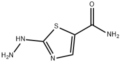 5-Thiazolecarboxamide,2-hydrazino-(9CI) 结构式
