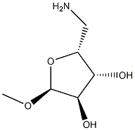 alpha-D-Xylofuranoside,methyl5-amino-5-deoxy-(9CI) 结构式