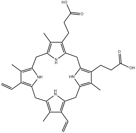 Protoporphyrinogen IX 结构式