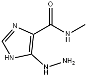 1H-Imidazole-4-carboxamide,5-hydrazino-N-methyl-(9CI) 结构式