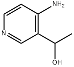 1-(4-氨基吡啶-3-基)乙-1-醇 结构式