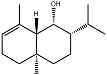 (1R)-1,2,3,4,4a,5,6,8aβ-Octahydro-4aα,8-dimethyl-2α-isopropylnaphthalen-1-ol 结构式