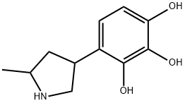 1,2,3-Benzenetriol,4-(5-methyl-3-pyrrolidinyl)-(9CI) 结构式