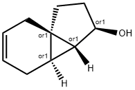 1H-Cyclopenta[1,3]cyclopropa[1,2]benzen-3-ol, 2,3,3a,3b,4,7-hexahydro-, (3R,3aR,3bR,7aR)-rel- (9CI) 结构式