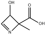 1-Azetine-4-carboxylicacid,3-hydroxy-4-methyl-(5CI) 结构式