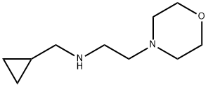 (环丙基甲基)[2-(吗啉-4-基)乙基]胺 结构式