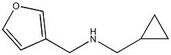 3-Furanmethanamine,N-(cyclopropylmethyl)-(9CI) 结构式