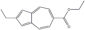 6-Azulenecarboxylicacid,2-ethyl-,ethylester(5CI) 结构式