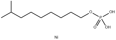 Phosphoric acid, isodecyl nickel(2+) salt (2:3) 结构式