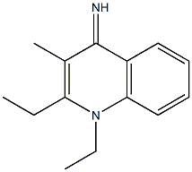 4(1H)-Quinolinimine,1,2-diethyl-3-methyl-(9CI) 结构式