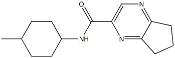 5H-Cyclopentapyrazine-2-carboxamide,6,7-dihydro-N-(trans-4- 结构式