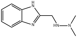 1H-Benzimidazole,2-[(2,2-dimethylhydrazino)methyl]-(9CI) 结构式