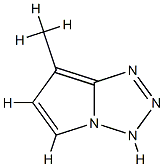 1H-Pyrrolotetrazole,7-methyl-(9CI) 结构式