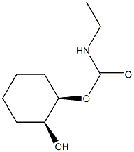 Carbamic acid, ethyl-, (1R,2S)-2-hydroxycyclohexyl ester, rel- (9CI) 结构式