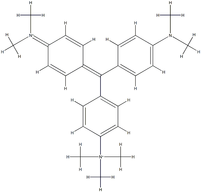 Methyl green 结构式