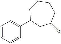 3-Phenylcycloheptanone 结构式