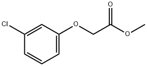methyl 2-(3-chlorophenoxy)acetate 结构式