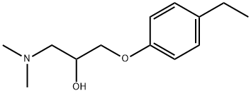 2-Propanol,1-(dimethylamino)-3-(4-ethylphenoxy)-(9CI) 结构式