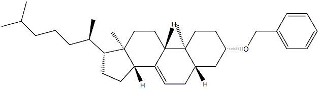 3β-(Benzyloxy)-5α-cholest-7-ene 结构式