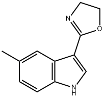 1H-Indole,3-(4,5-dihydro-2-oxazolyl)-5-methyl-(9CI) 结构式