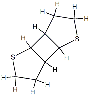 2,3,3aα,3bβ,5,6,6aβ,6bα-Octahydrocyclobuta[1,2-b:3,4-b']dithiophene 结构式