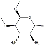 alpha-D-Glucopyranoside,methyl3,4-diamino-3,4,6-trideoxy-2-O-methyl-(9CI) 结构式