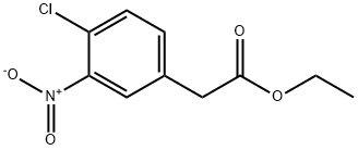 乙基 2-(4-氯-3-硝基苯基)醋酸盐 结构式