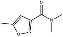 3-异噻唑甲酰胺,N,N,5-三甲基- 结构式