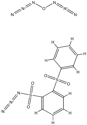 4,4'-氧代双苯磺酰叠氮 结构式