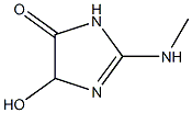 4H-Imidazol-4-one,1,5-dihydro-5-hydroxy-2-(methylamino)-(9CI) 结构式