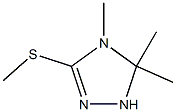 1H-1,2,4-Triazole,4,5-dihydro-4,5,5-trimethyl-3-(methylthio)-(9CI) 结构式