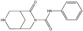 3,7-Diazabicyclo[3.3.1]nonane-3-carboxamide,2-oxo-N-phenyl-(9CI) 结构式