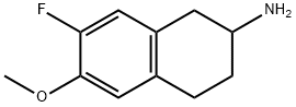 2-Naphthalenamine,7-fluoro-1,2,3,4-tetrahydro-6-methoxy-(9CI) 结构式