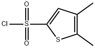 2.3-二甲基噻吩-5-磺酰氯 结构式